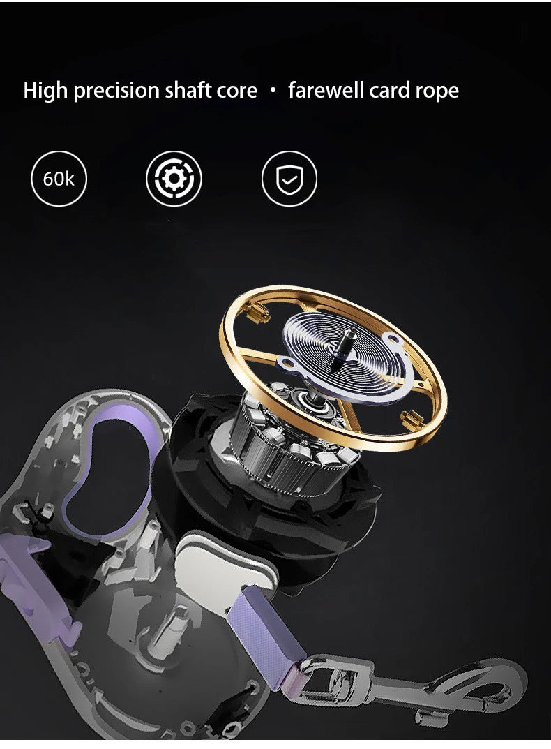 Hundeleine mit Lichtern, für kleine und mittelgroße Hunde, automatisch einziehbare Hundeleine, Teddy-Reise-Haustierbedarf, Zubehör