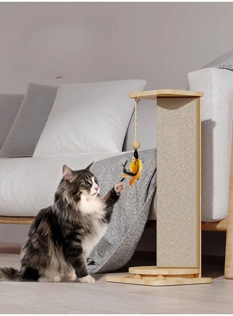 Stabiler Sisal-Kratzbaum für Katzen – schützt Möbel & fördert Bewegung