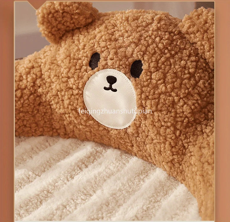 Rundes Katzenbett extra weich & flauschig – Kuschelbett für Katzen & kleine Hunde, waschbar, rutschfest