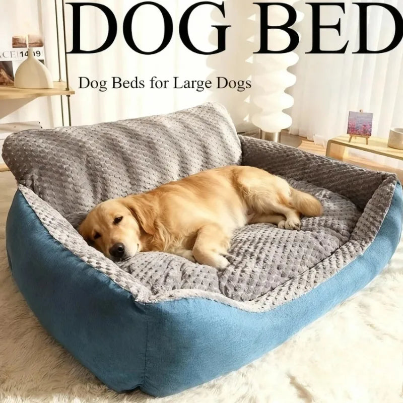 Hundebetten für große Hunde/Herbst und Winter, warmes Bett, Haustiermatte – extra große Größe für große Rassen/Echtbett, waschbar, Bezugbett/Sofa