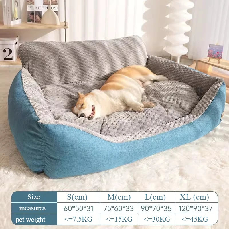 Hundebetten für große Hunde/Herbst und Winter, warmes Bett, Haustiermatte – extra große Größe für große Rassen/Echtbett, waschbar, Bezugbett/Sofa