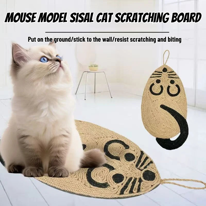 Sisal-Kratzmatte für Katzen – schützt Möbel & pflegt Krallen