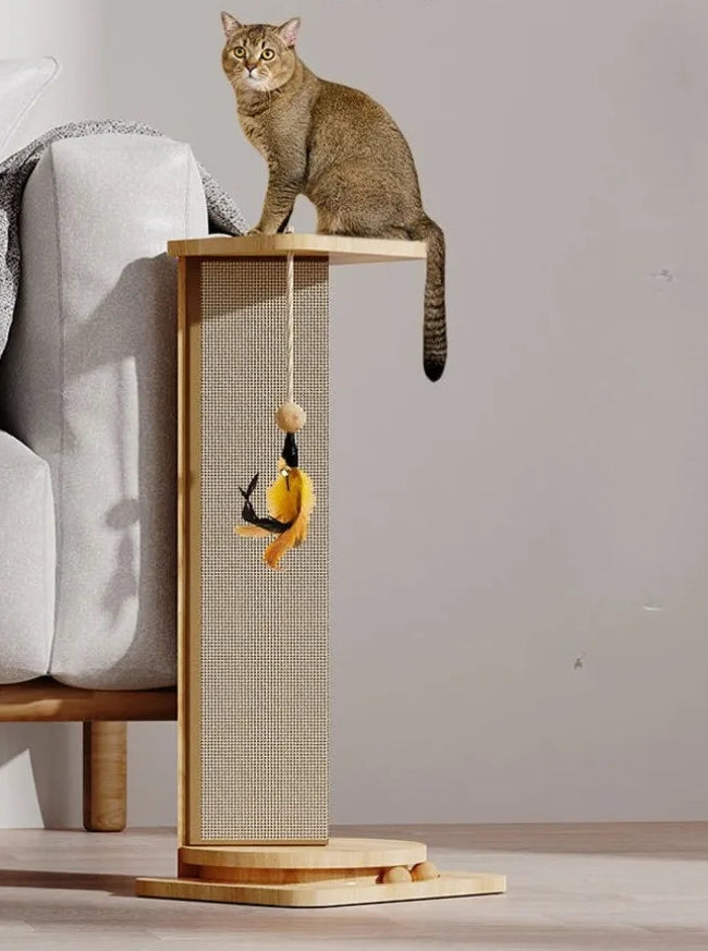 Stabiler Sisal-Kratzbaum für Katzen – schützt Möbel & fördert Bewegung