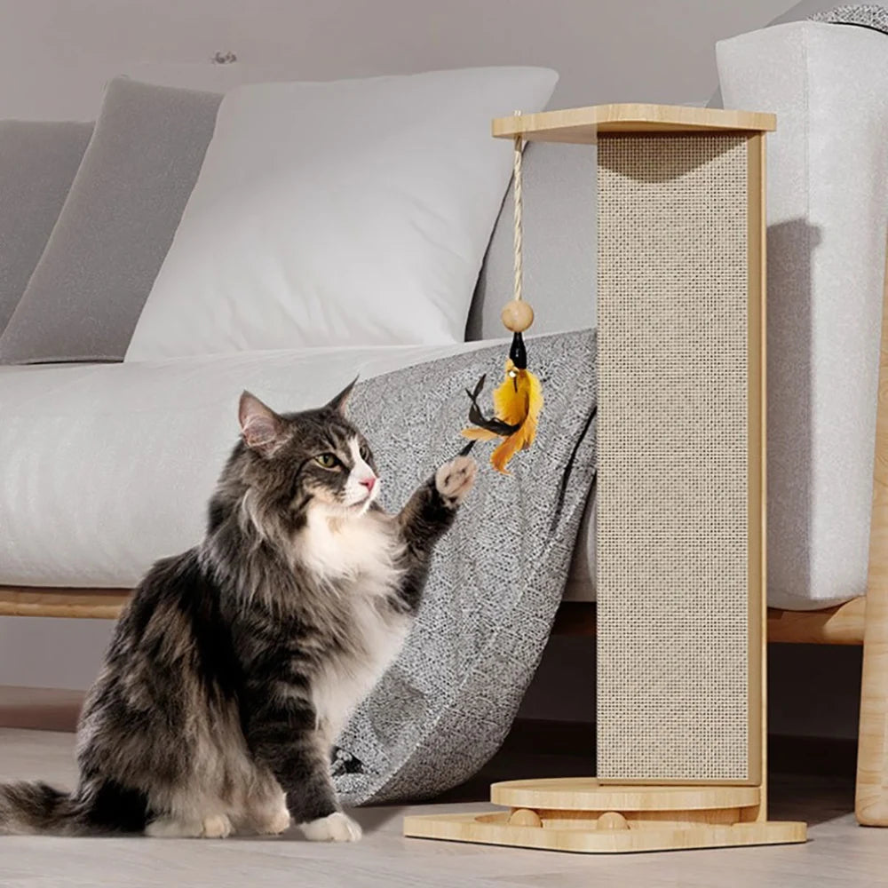 Stabiler Sisal-Kratzbaum für Katzen – schützt Möbel & fördert Bewegung