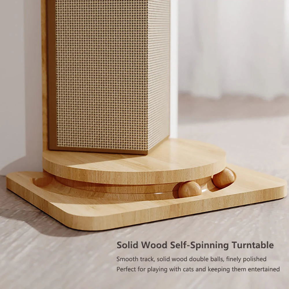 Stabiler Sisal-Kratzbaum für Katzen – schützt Möbel & fördert Bewegung