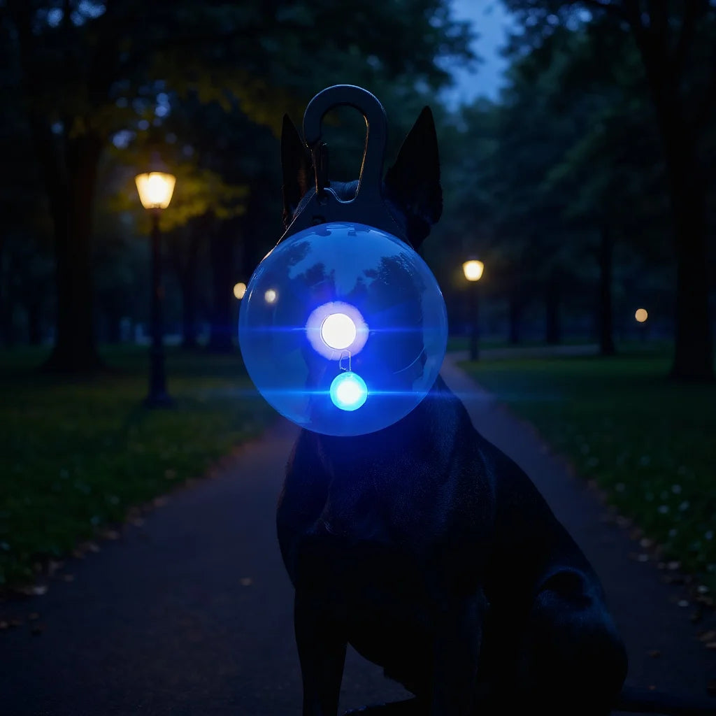 LED-beleuchtetes Hundehalsband – langlebige Batterie für die Sicherheit von Abendspaziergängen