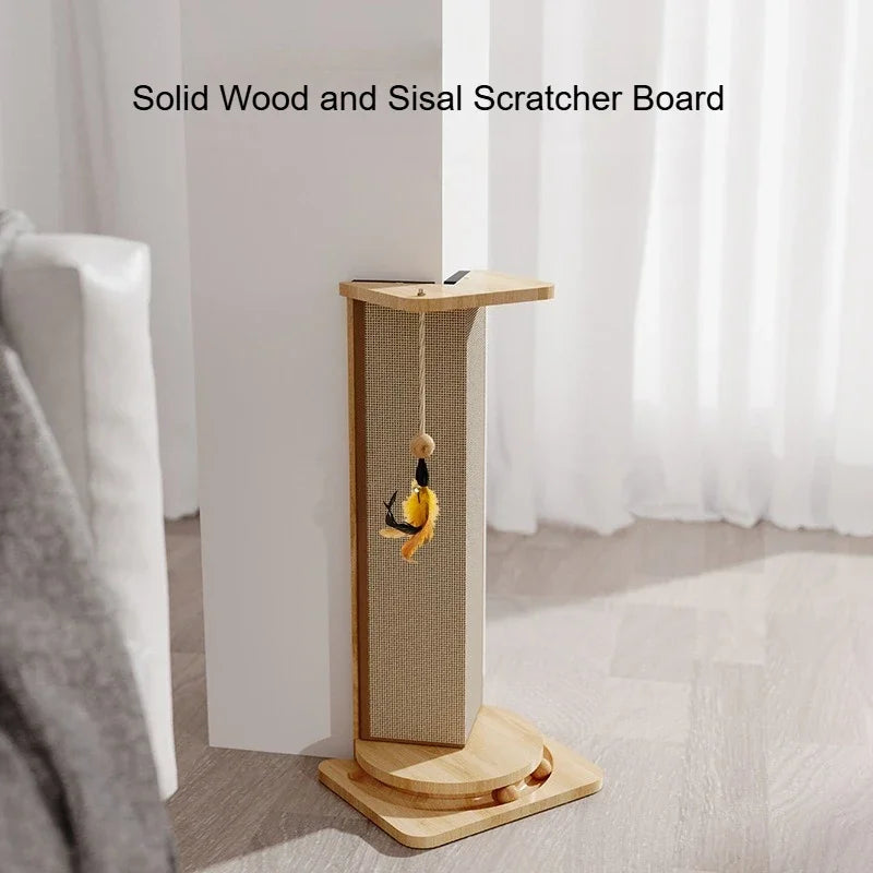 Stabiler Sisal-Kratzbaum für Katzen – schützt Möbel & fördert Bewegung