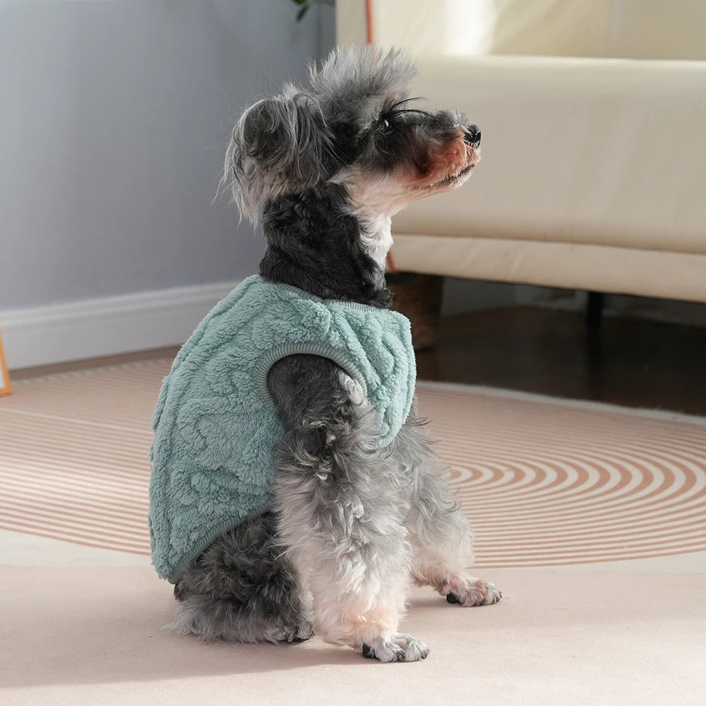 Weiche Fleece-Hundekleidung für kleine Hunde, Katzen, Pullover, Herbst und Winter, warme Welpenweste, Bekleidung, französische Bulldogge, Yorkshire-Haustierkostüm