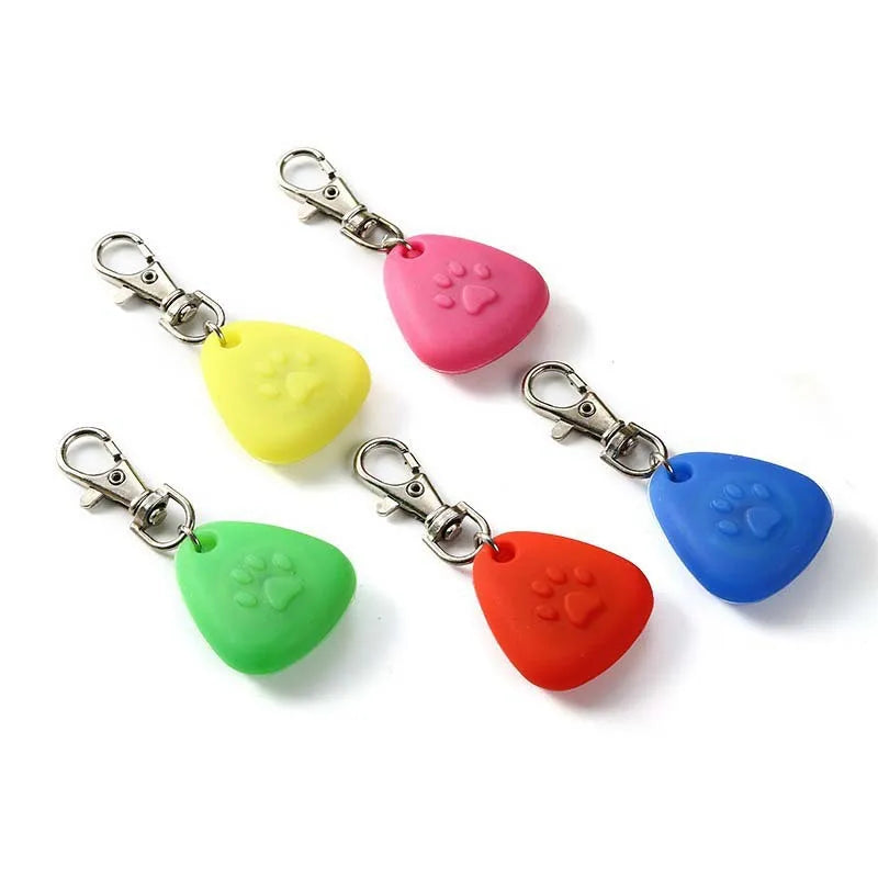 LED Haustier Anhänger Halsband wasserdichte Hunde halsband Licht für Outdoor Walking Sicherheit Silikon LED Hunde halsband Hunde marke Batterie enthalten