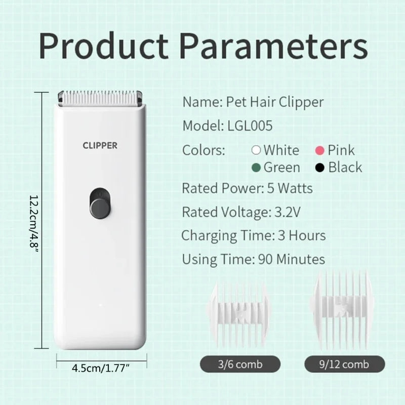 Hundehaarschneider, elektrischer Haustierhaarschneider, geeignet zum Rasieren von Haustierprodukten